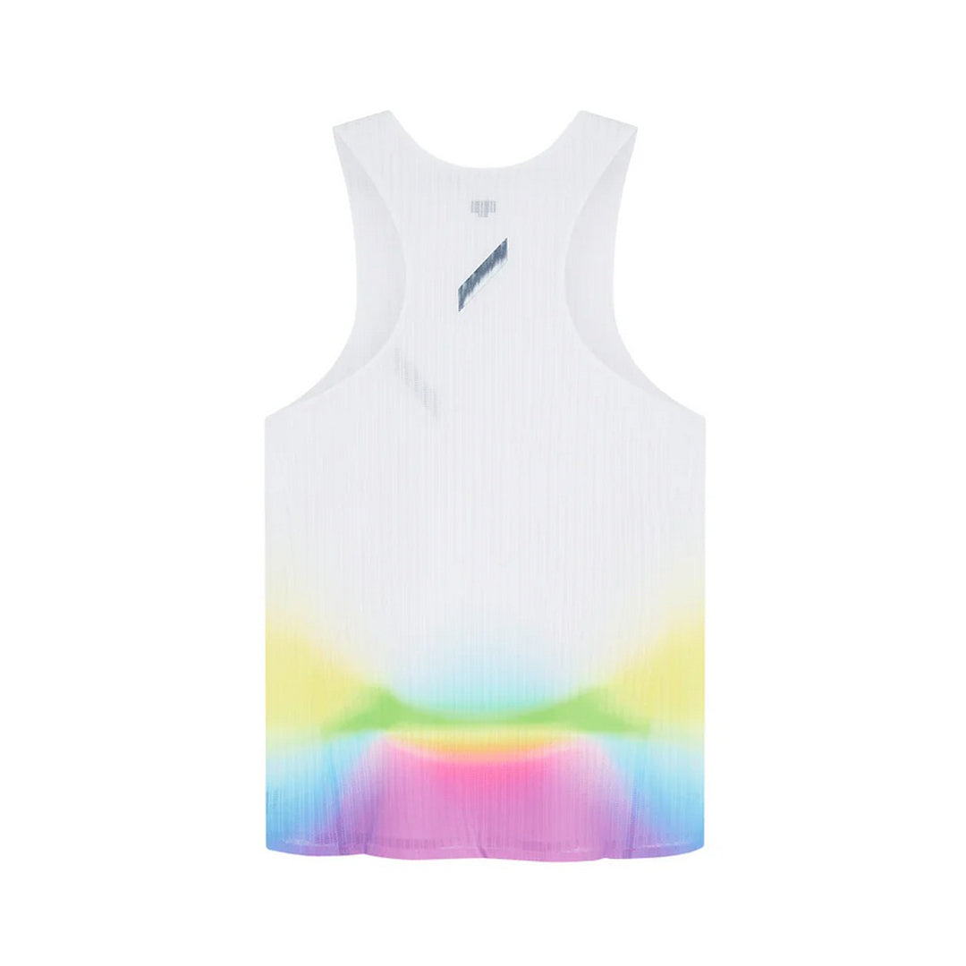 SOAR Running - Race Vest - White/Summer Rainbow - Men's