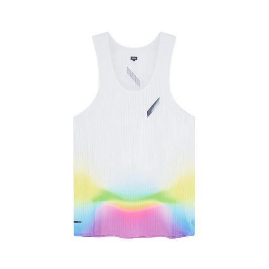 SOAR Running - Race Vest - White/Summer Rainbow - Men's