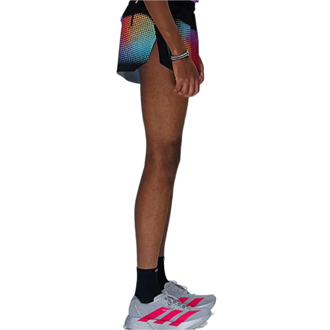 SOAR Running - Marathon Shorts - Black Rainbow Dot - Men's