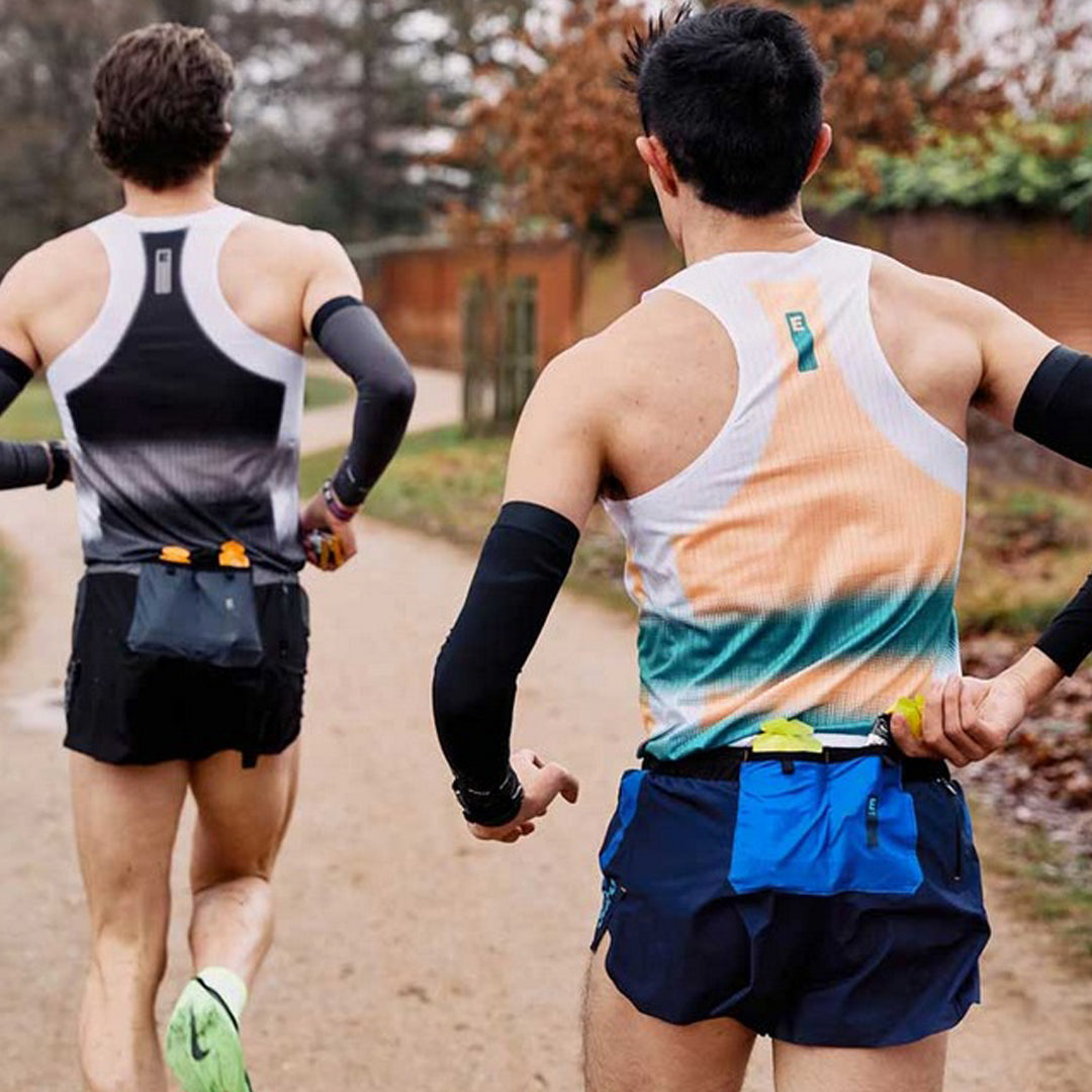 SOAR Running - Marathon Shorts - Black Rainbow Dot - Men's