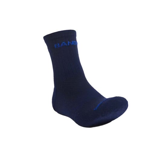 Bandit - Merino Wool Run Quarter Socks - NY Navy With Mazarine - 2-pack