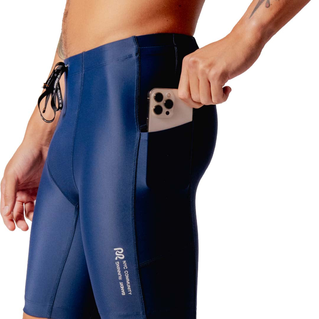 Bandit - Superbeam™ Next Gen 7 Pocket Half Tights - NY Navy - Men's