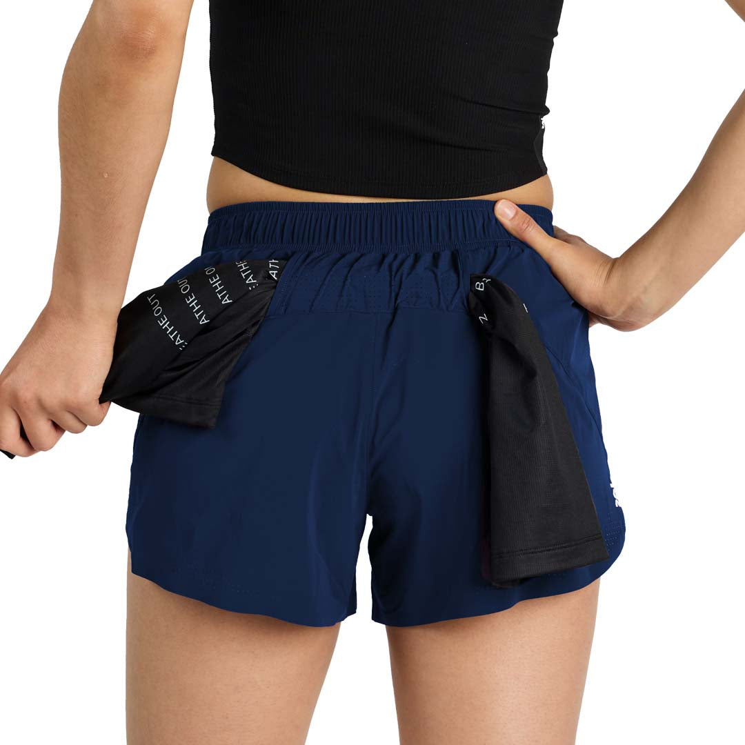 Bandit - Vento™ 4" Training Short - NY Navy - Women's