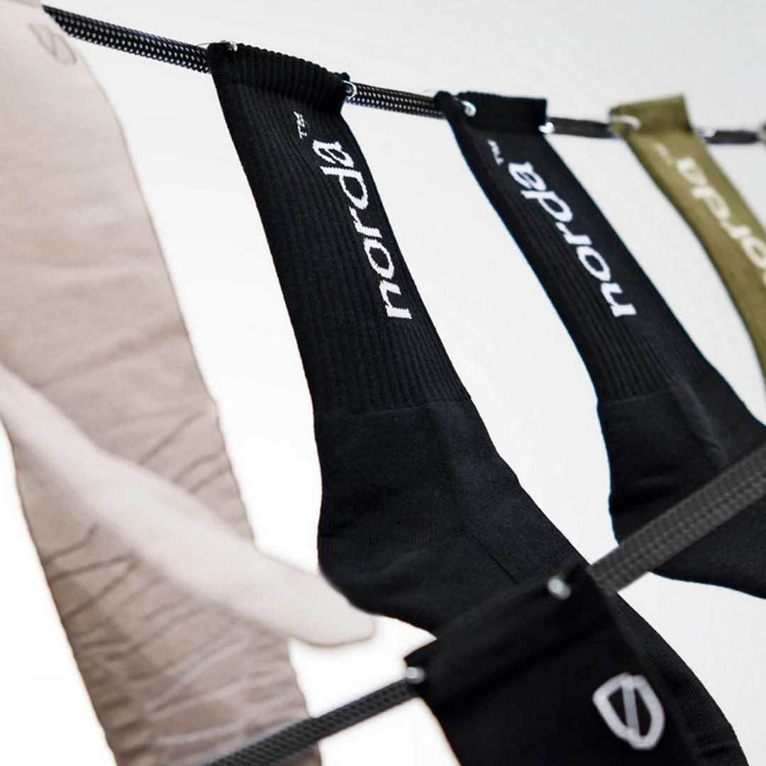 norda - Retro Socks - Grey