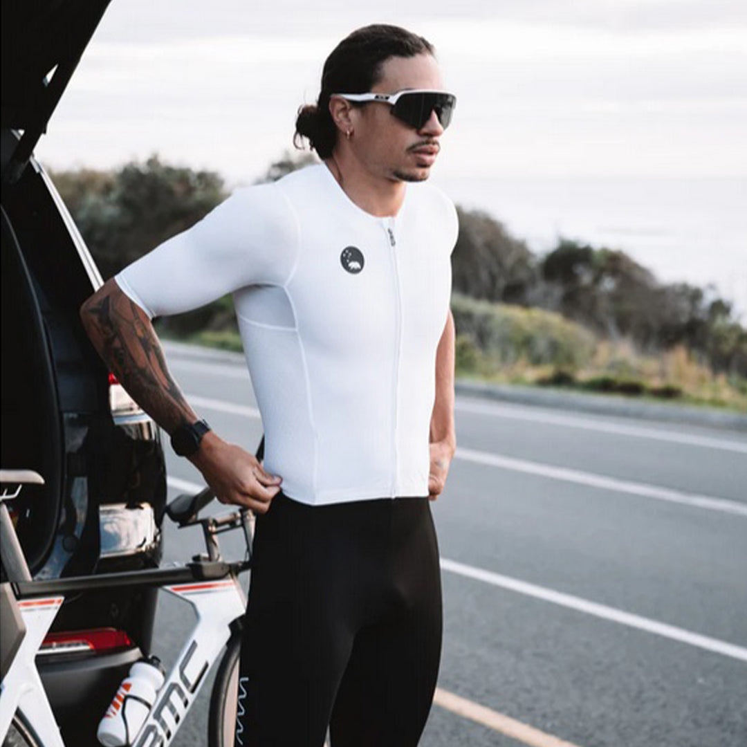 WYN republic - LUCEO+ Aero Tri Suit - White - Men's
