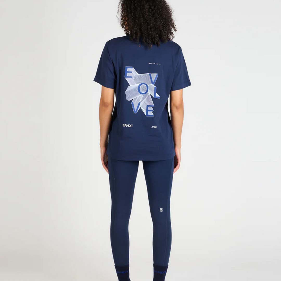 Bandit - Cylinder Evolve Cotton Tee - NV Navy - Unisex