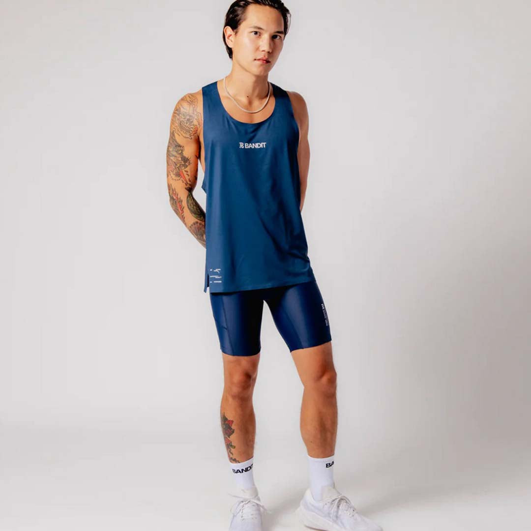 Bandit - Superbeam™ Next Gen 7 Pocket Half Tights - NY Navy - Men's