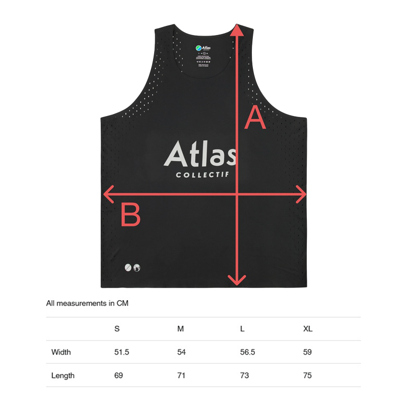 Atlas Collectif - Illumi Trax Running Tank - Black - Men's