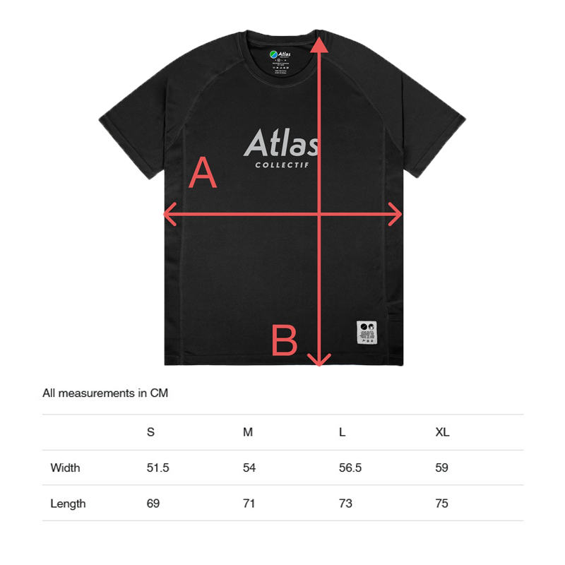 Atlas Collectif - Illumi Trax Running T-Shirt - Black - Men's