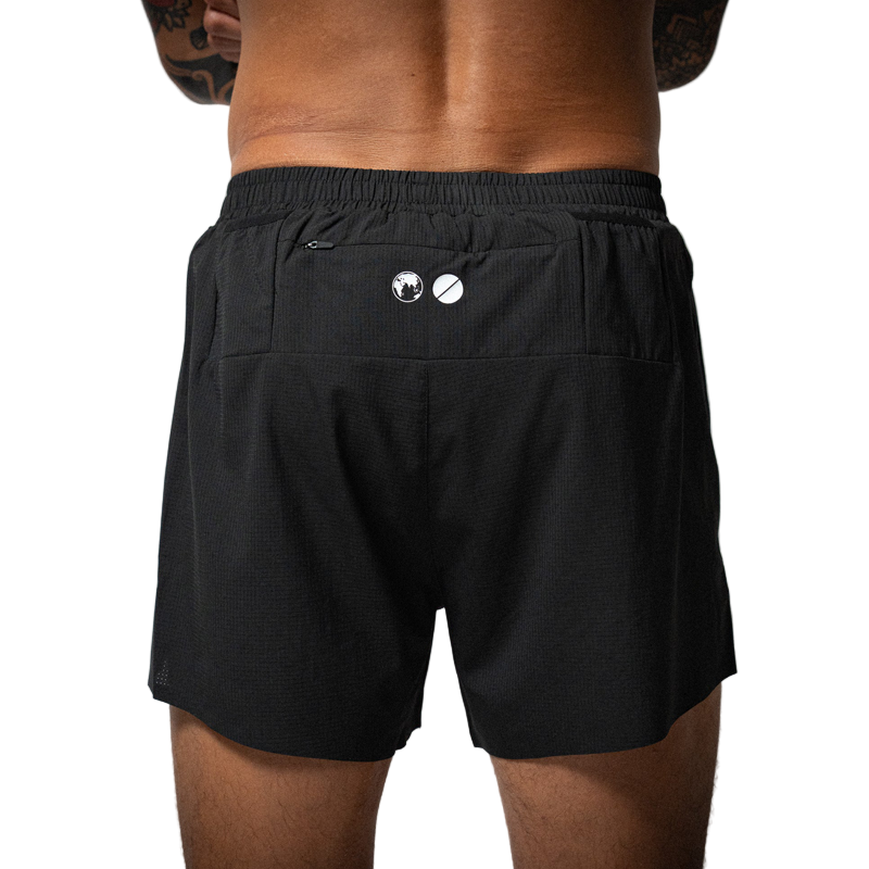 Atlas Collectif - Aeria Fortis 4" Race Shorts - Black - Men's