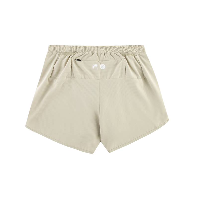 Atlas Collectif - Aeria Fortis 4" WMNS Race Shorts - Beige - Women's