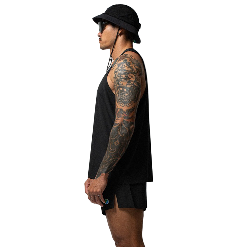 Atlas Collectif - Aeria Fortis 4" Race Shorts - Black - Men's