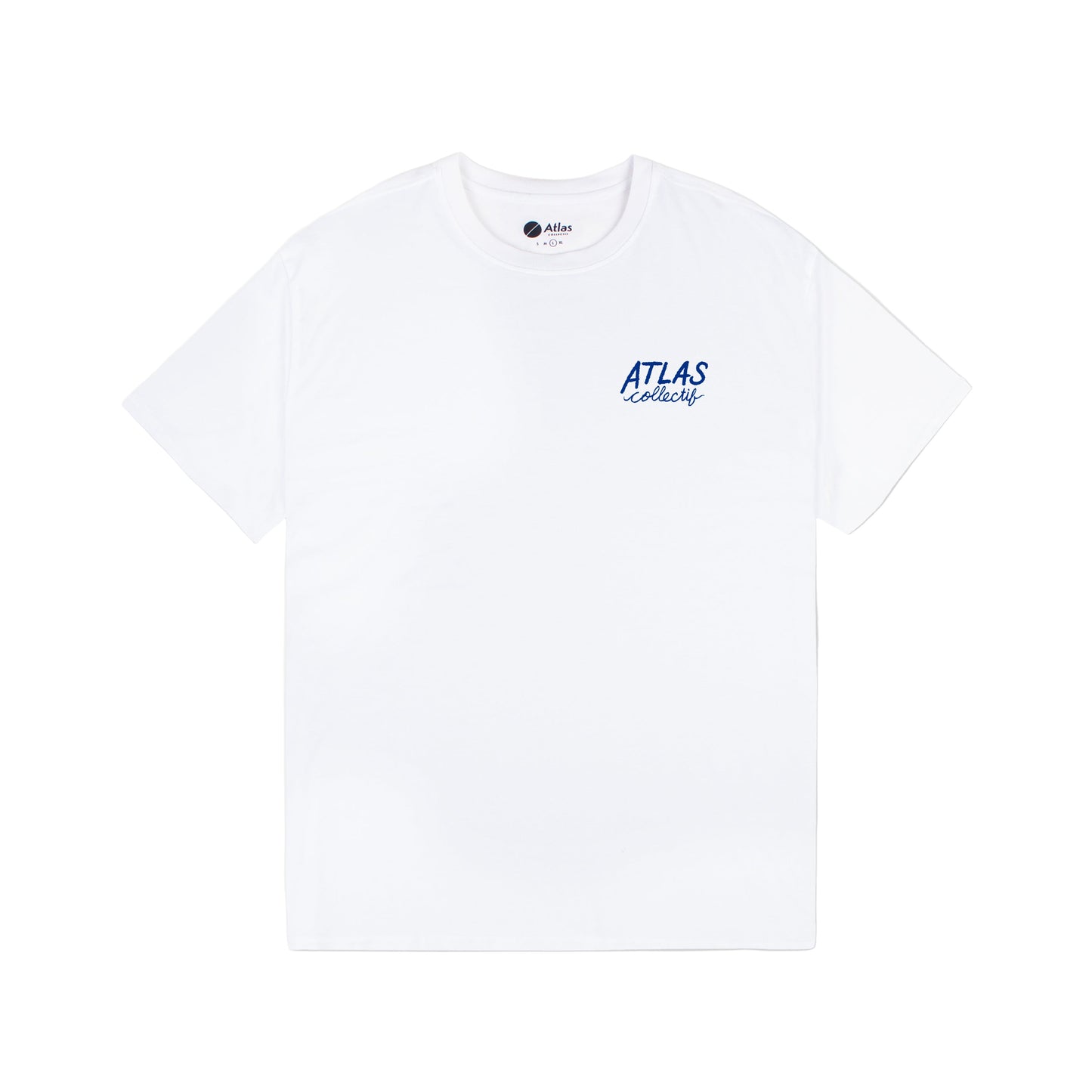 Atlas Collectif - Galaxy Organic 180 GSM T-Shirt - White - Men's