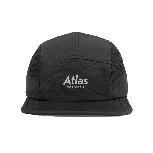 Atlas Collectif - Illumi Trax 5P Running Mesh Cap - Black