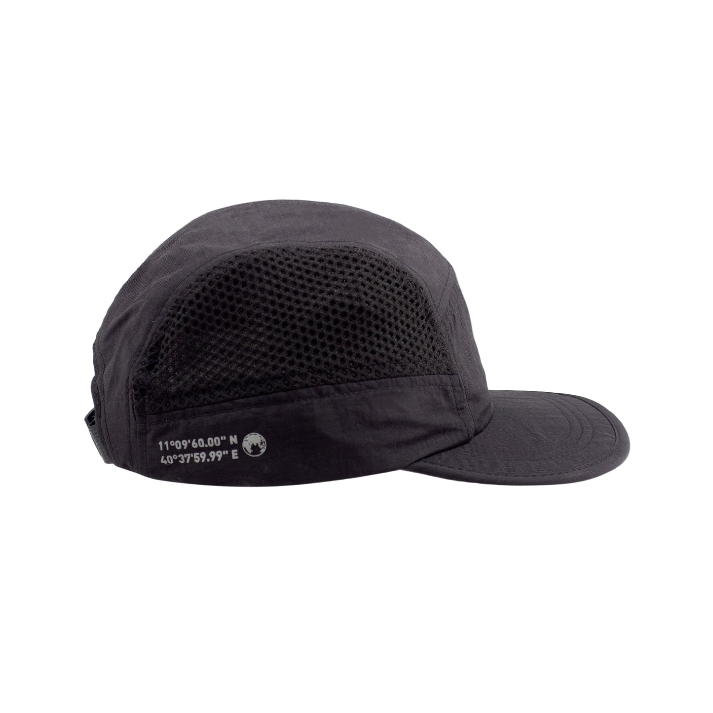 Atlas Collectif - Illumi Trax 5P Running Mesh Cap - Black