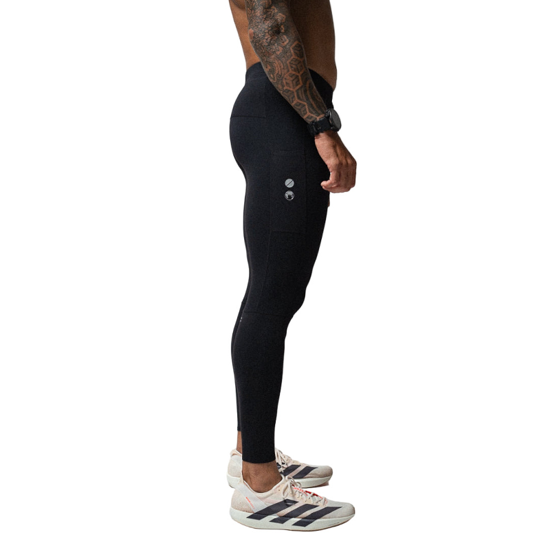 Atlas Collectif - Illumi Trax Full Running Tights - Black - Men's