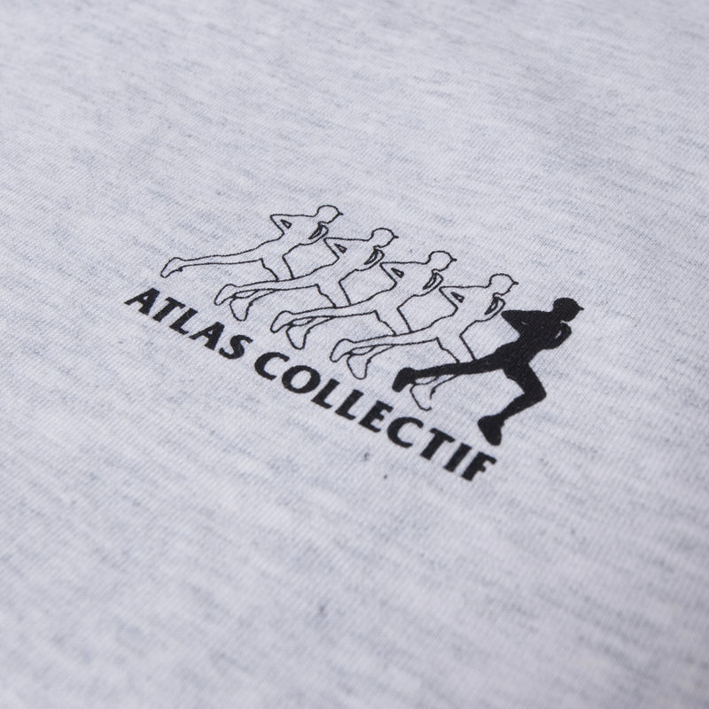 Atlas Collectif - (R)unwind Organic Cotton T-Shirt - Heather Grey - Men's