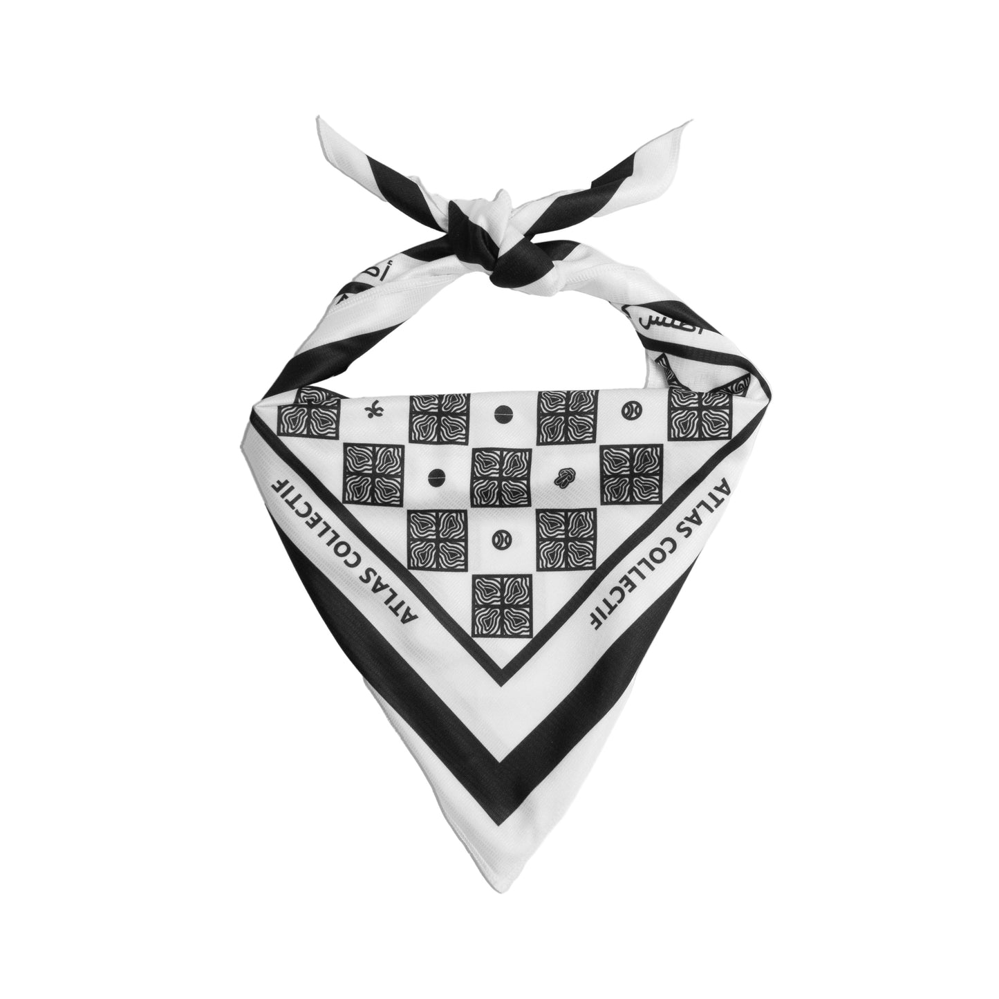 Atlas Collectif - Wadi Shemagh Running Bandana - White