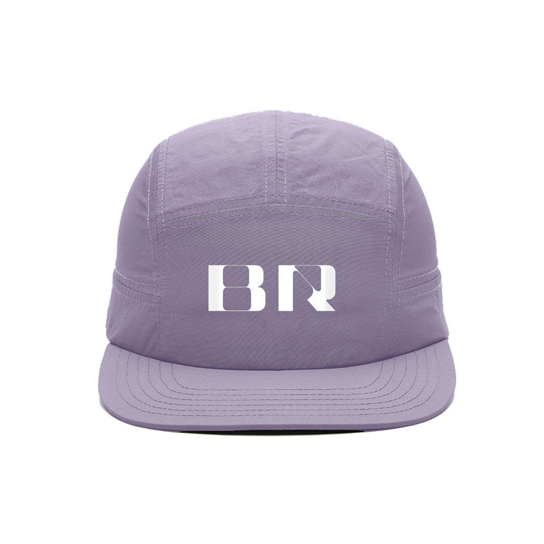 Bandit - Blocked "BR" Nylon Run Hat - Light Thistle