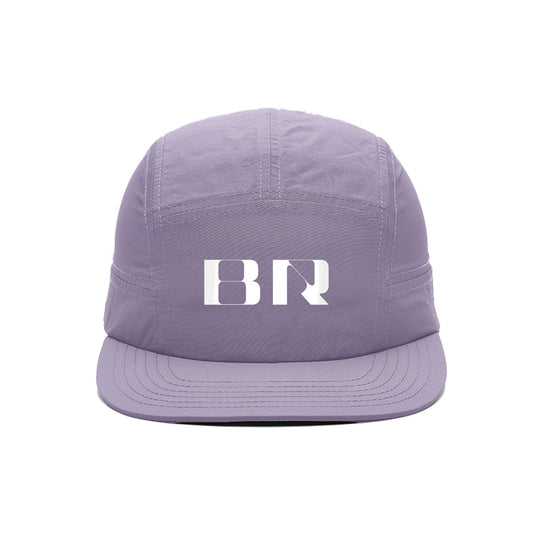 Bandit - Blocked "BR" Nylon Run Hat - Light Thistle
