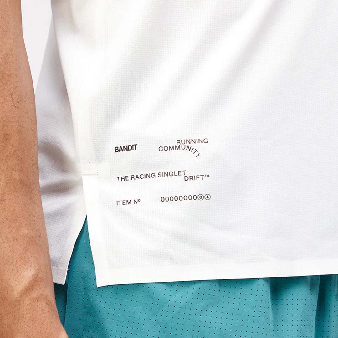 Bandit - Drift™ Racing Singlet - White - Men's