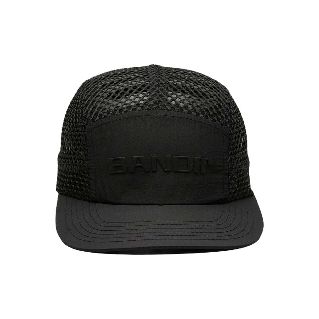 Bandit - Open Mesh Run Hat -  Black
