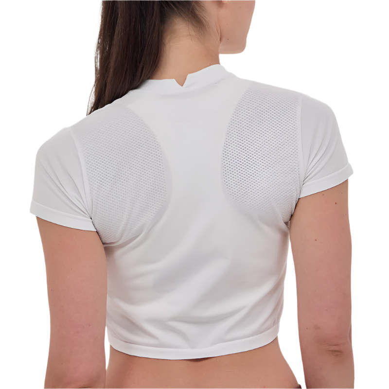 Bandit - Mercury Seamless™ Crop Tee - White - Women's