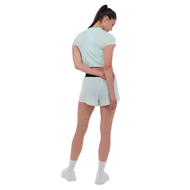 Bandit - Mercury Seamless™ Crop Tee - Minty Blue - Women's