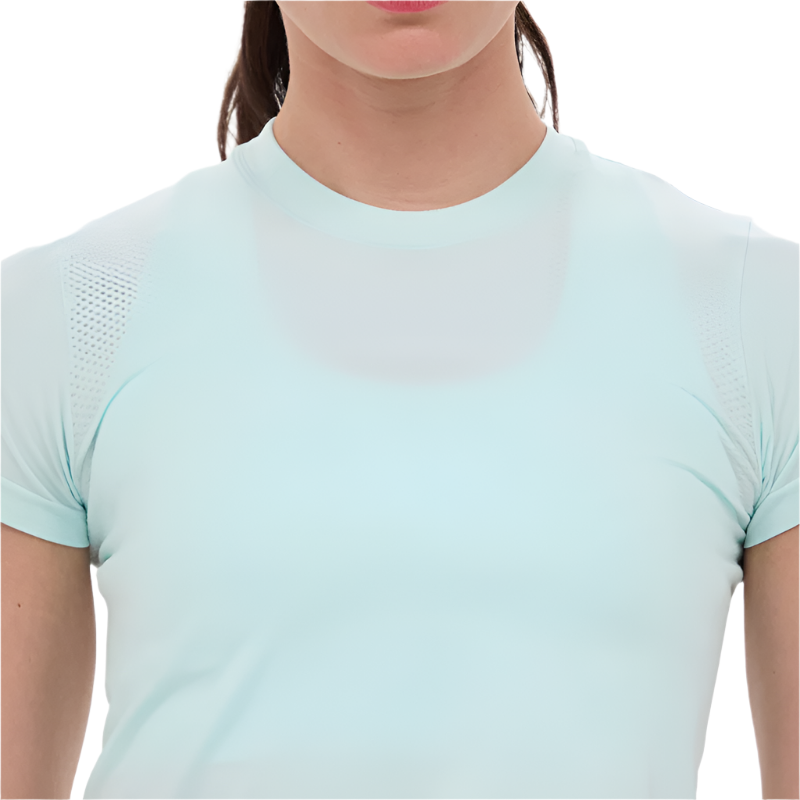 Bandit - Mercury Seamless™ Crop Tee - Minty Blue - Women's