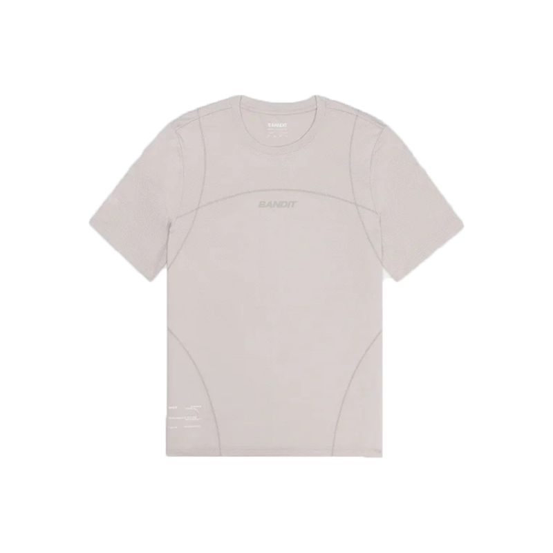 Bandit  - Micromesh™ Reflecto Stitch™ Run Tee - Ash - Men's