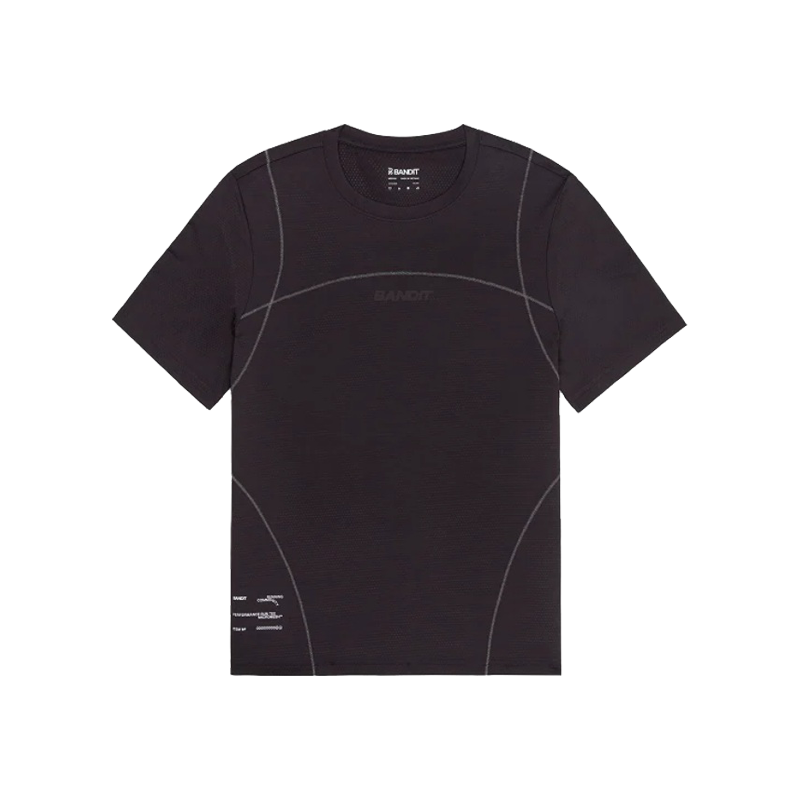 Bandit  - Micromesh™ Reflecto Stitch™ Run Tee - Shadow - Men's