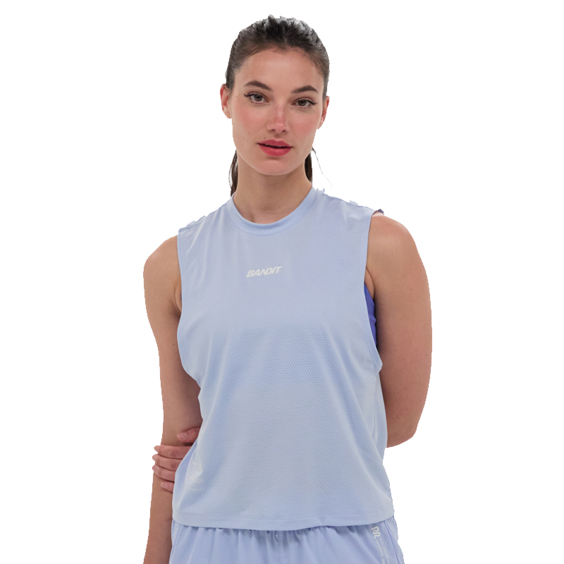 Bandit - Micromesh™ Run Tank - Breeze Blue - Women's
