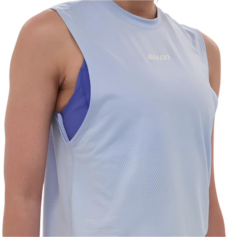 Bandit - Micromesh™ Run Tank - Breeze Blue - Women's