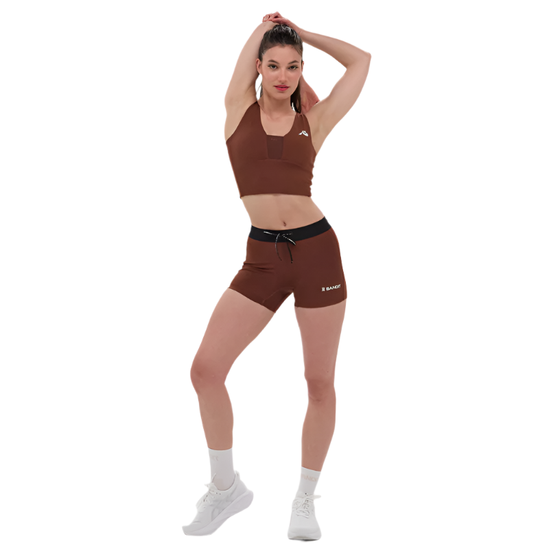 Bandit - Stamina™ 3" Compression Shorts - Coffee Bean - Women's