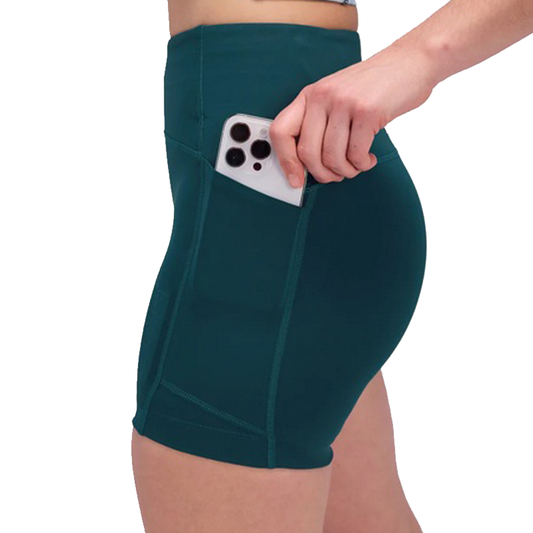 Bandit - Stamina™ 5" High Waist Compression Shorts - Storm - Women's