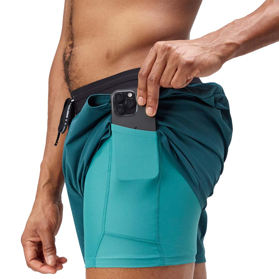 Bandit - Vento™ 5" Training Short - Pine - Men's