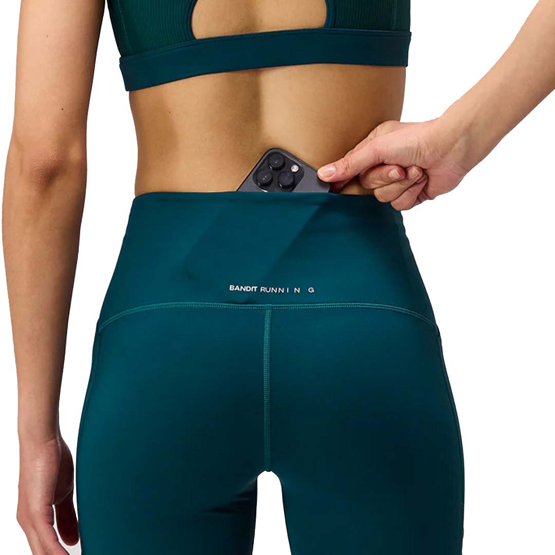 Bandit - Stamina™ 5" High Waist Compression Shorts - Pine - Women's