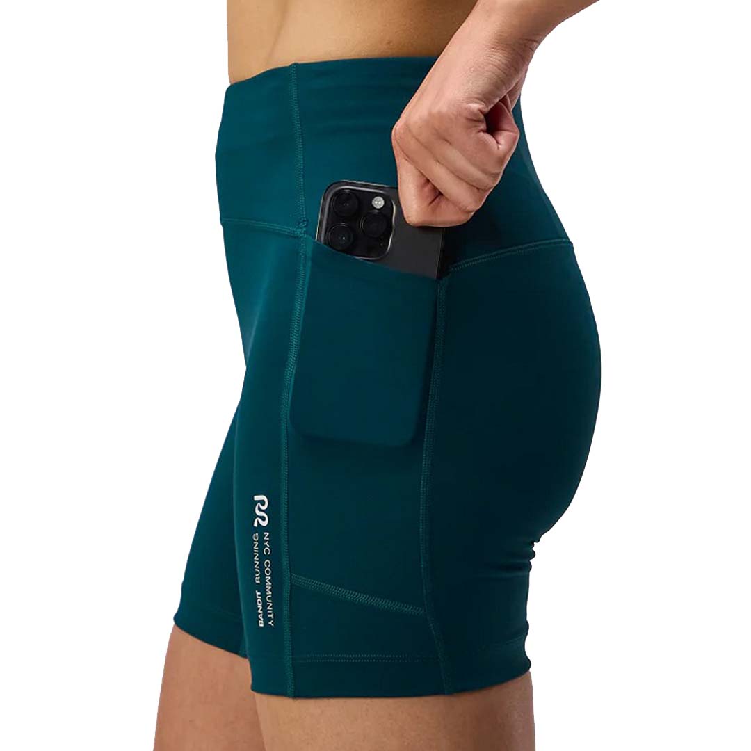 Bandit - Stamina™ 5" High Waist Compression Shorts - Pine - Women's