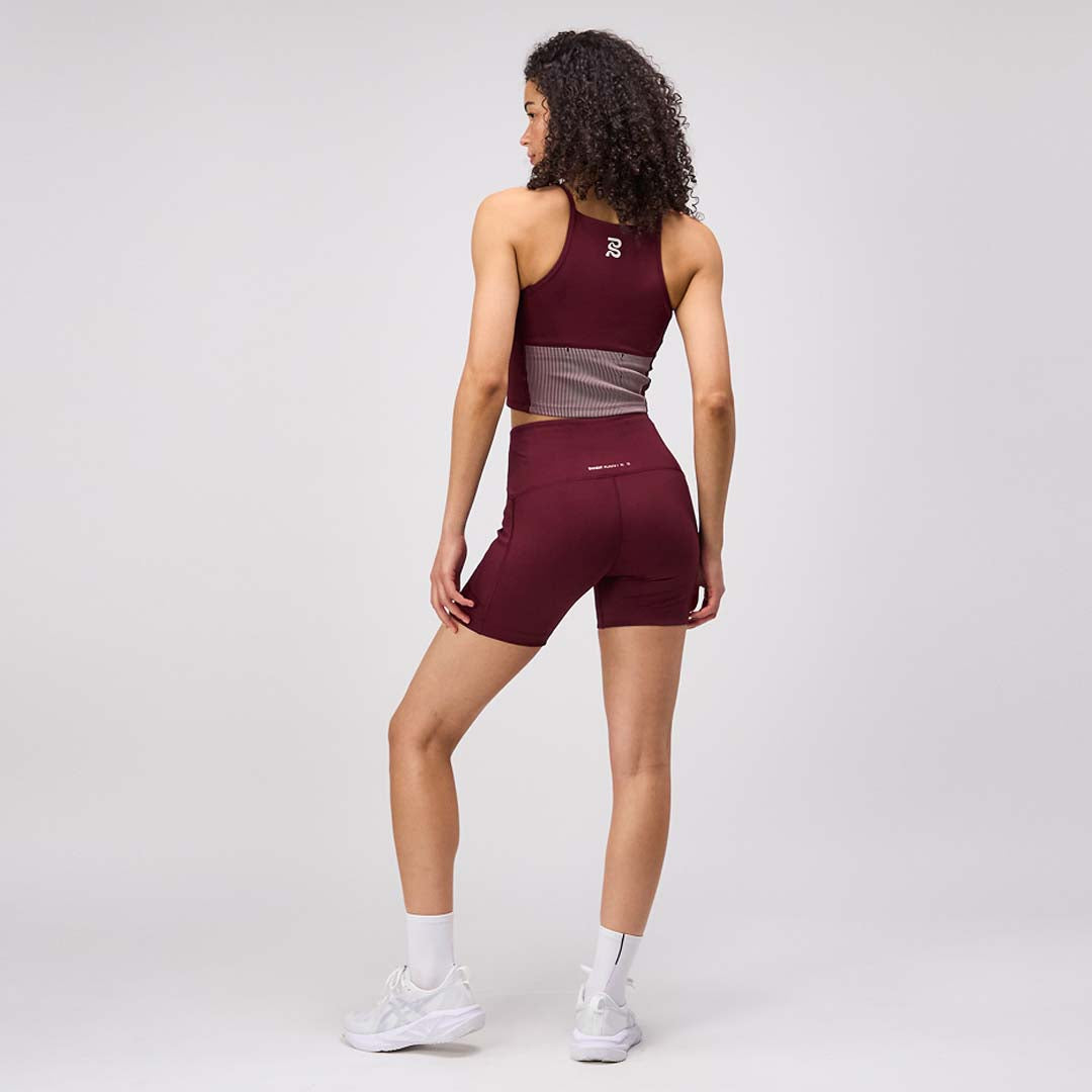 Bandit - Stamina™ 5" High Waist Compression Shorts - Port - Women's