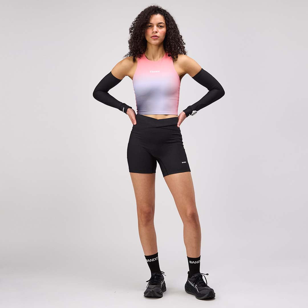 Bandit - Stamina™ Race Crop - Thistle Print - Women's