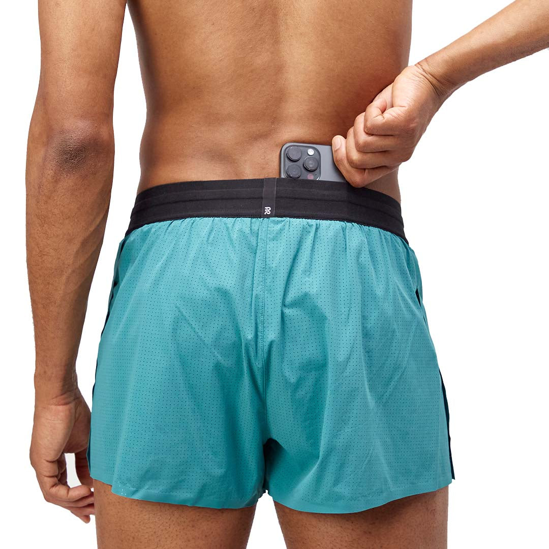 Bandit - Vento™ 3" Splitty Short - Gulfstream - Men's