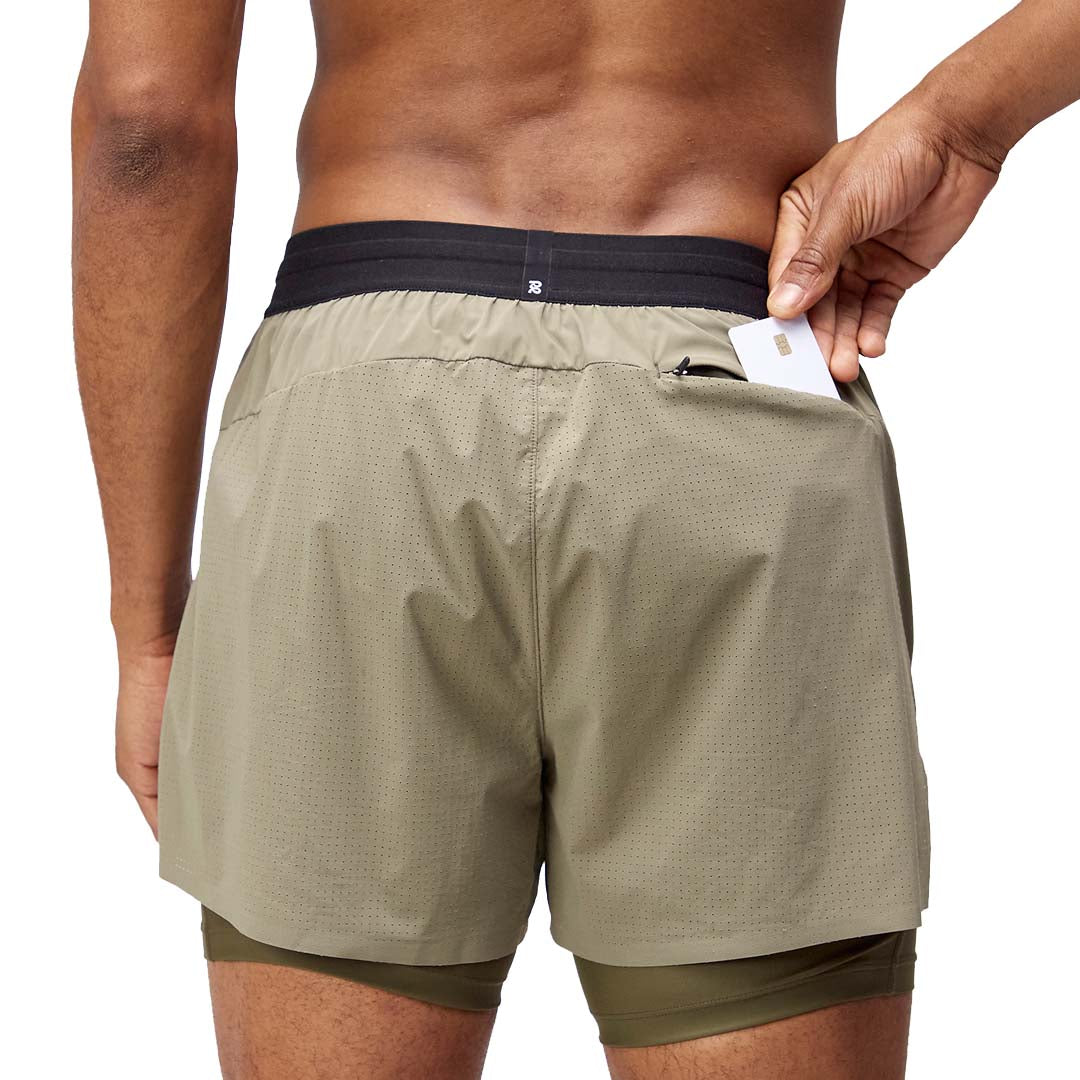 Bandit - Vento™ 4" 2-in-1 Short - Fatigue - Men's
