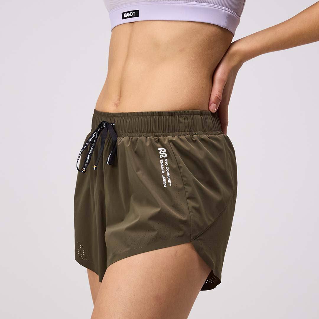 Bandit - Vento™ 4" Training Short - Dark Fatigue - Women's