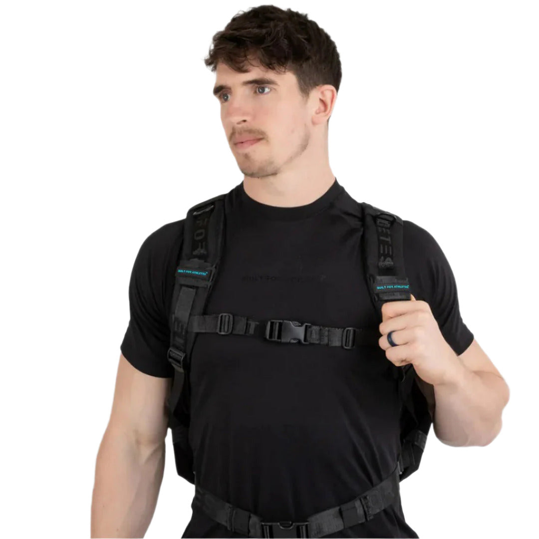 新品タグ付✨BUILT FOR ATHLETES 45L BACKPACK 黒 Large Black Gym & Fitness Backpack | Built For Athletes