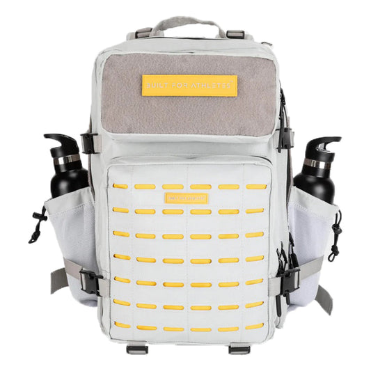 Built for Athletes - Gym Backpack - 45L (Large) - Grey & Yellow