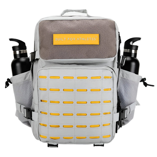 Built for Athletes - Hero 2.0 Backpack - 25L - Grey & Yellow