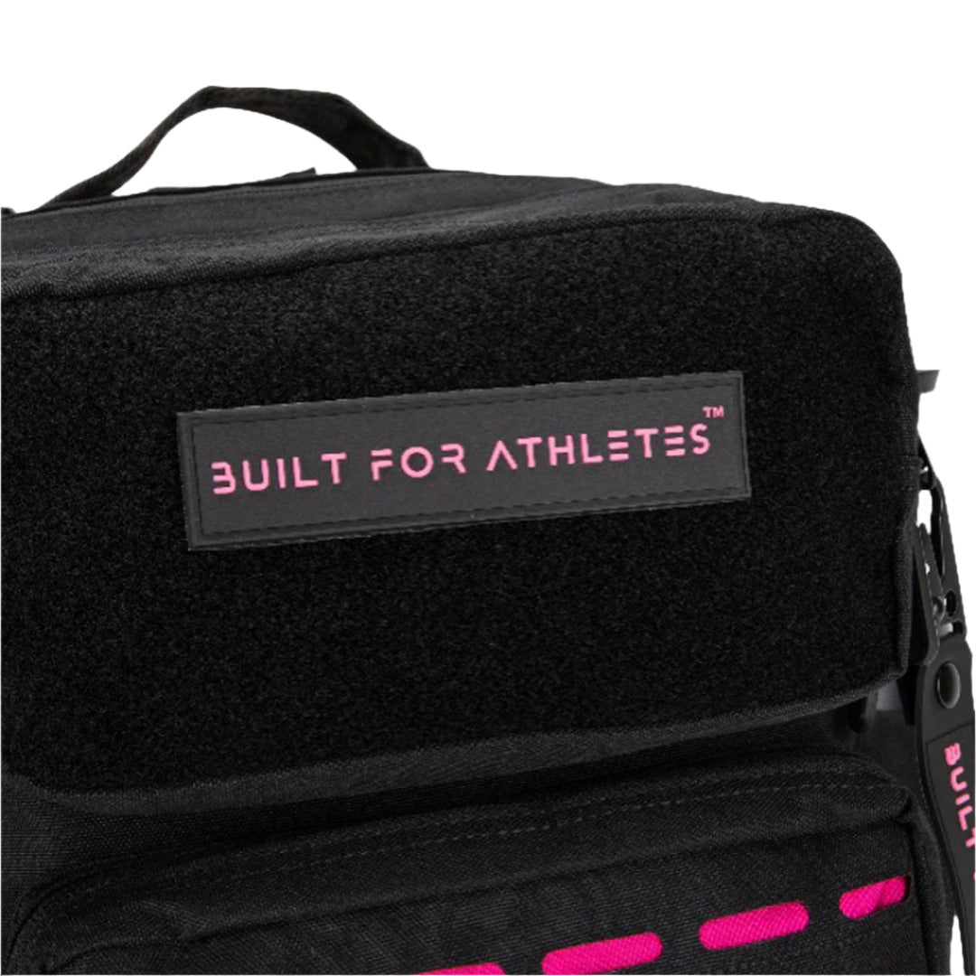 Built-for-Athletes-Hero-3.0-Backpack-25L-Pink-thepace-BFA-patch-pink