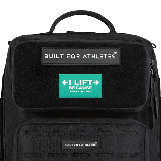Built for Athletes - Patch -  I Lift Because I Really Like Food Patch