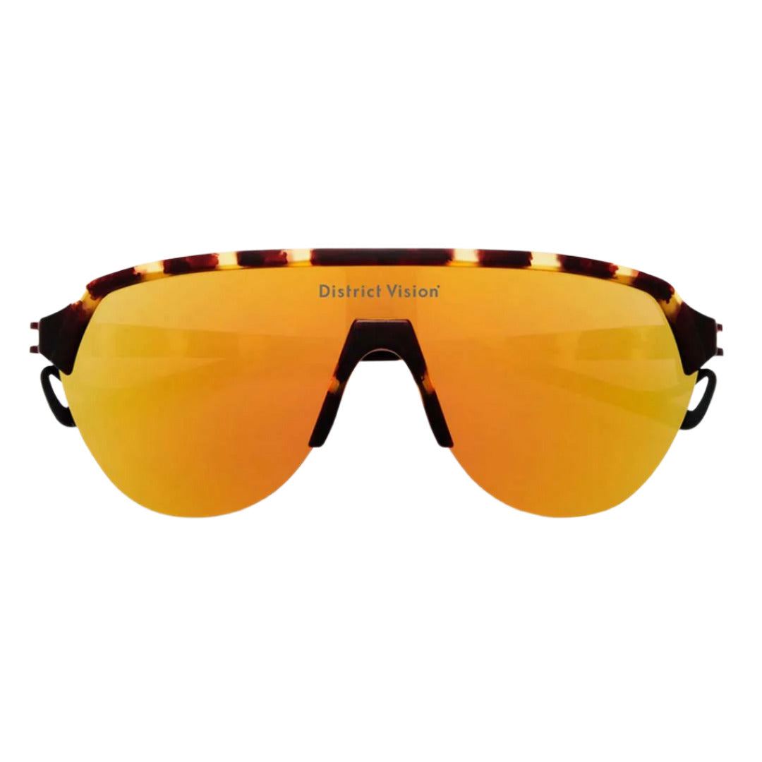District Vision - Nagata Speed Blade - Tortoise/D+ Amber Mirror