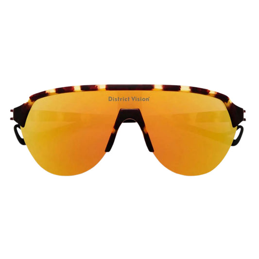 District Vision - Nagata Speed Blade - Tortoise/D+ Amber Mirror